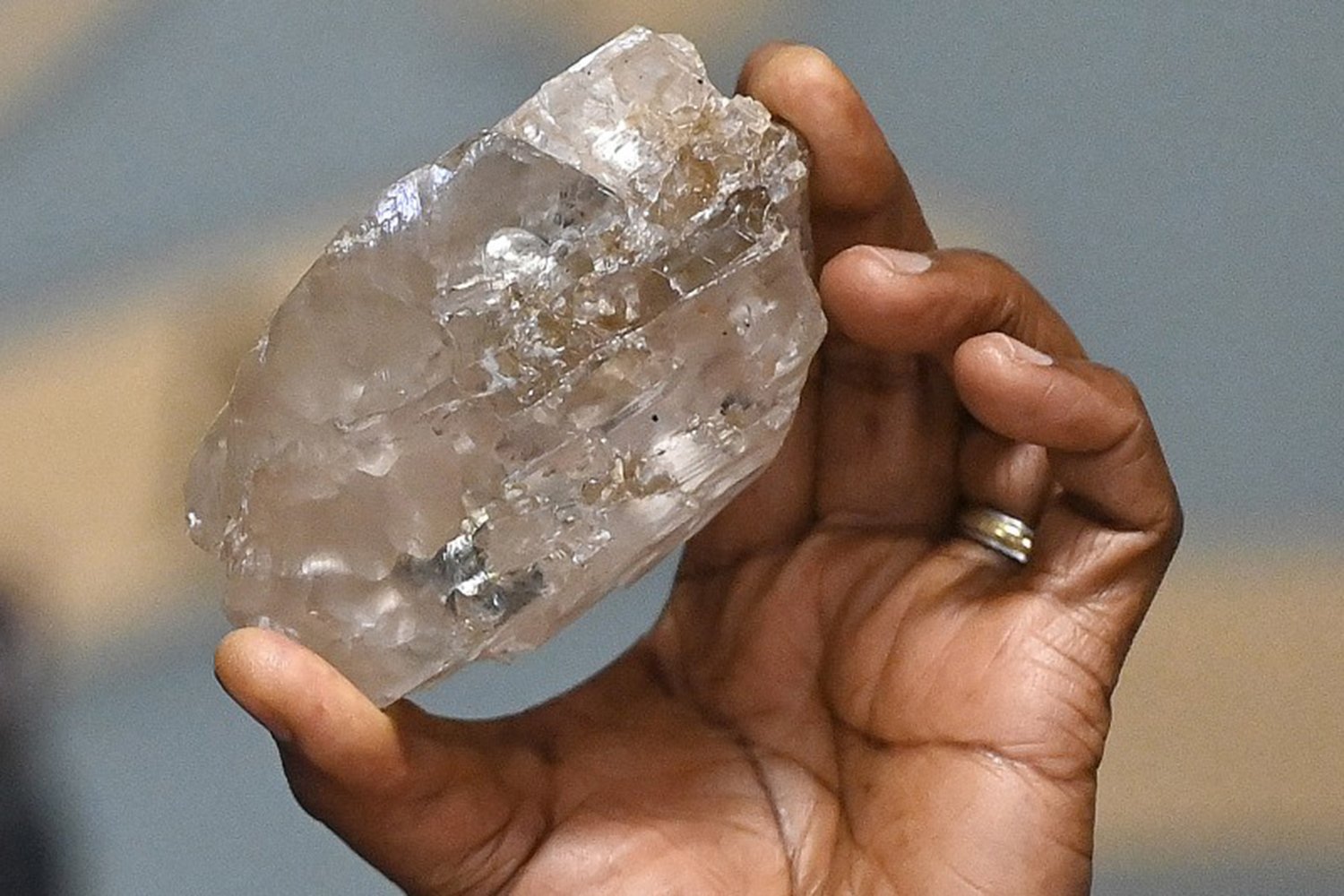 The 2,492-carat diamond unveiled in Botswana in 2024, the second-largest ever found