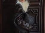 Bottega Veneta Veneta hobo bag in Blueprint cobalt blue Intrecciato leather spring summer 2026