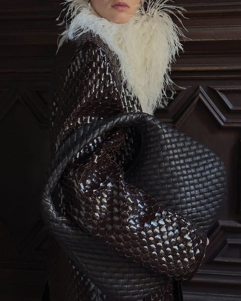 Bottega Veneta Veneta hobo bag in Blueprint cobalt blue Intrecciato leather spring summer 2026