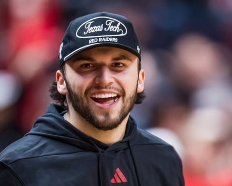 Texas Tech quarterback Brendan Sorsby during a game against Houston