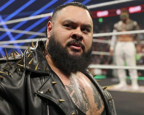 Bronson Reed WWE superstar from Adelaide South Australia in the ring