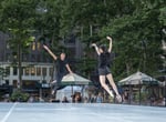 Bryant Park in Midtown Manhattan, site of the Knicks NBA Finals Game 3 watch party that ended in a melee on 42nd Street