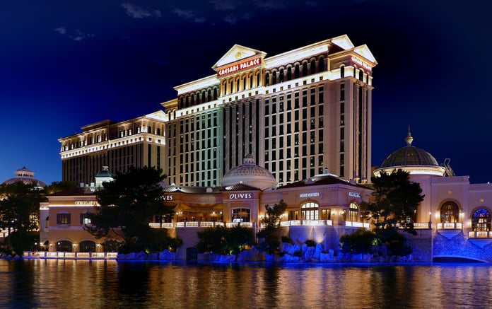 Caesars Palace Las Vegas exterior brand coming to Maine tribal online casino market
