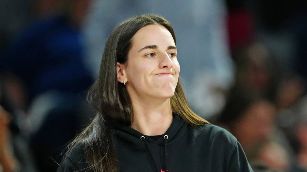 Indiana Fever guard Caitlin Clark during the WNBA playoffs