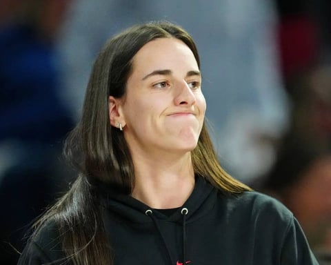 Indiana Fever guard Caitlin Clark during the WNBA playoffs