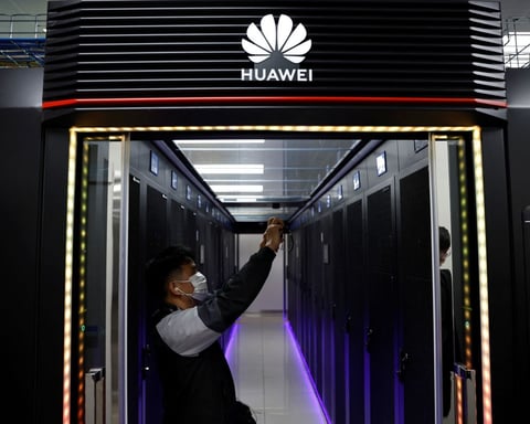 A data centre facility in China