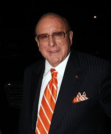 Clive Davis, founder of Arista Records and J Records, in a portrait photograph