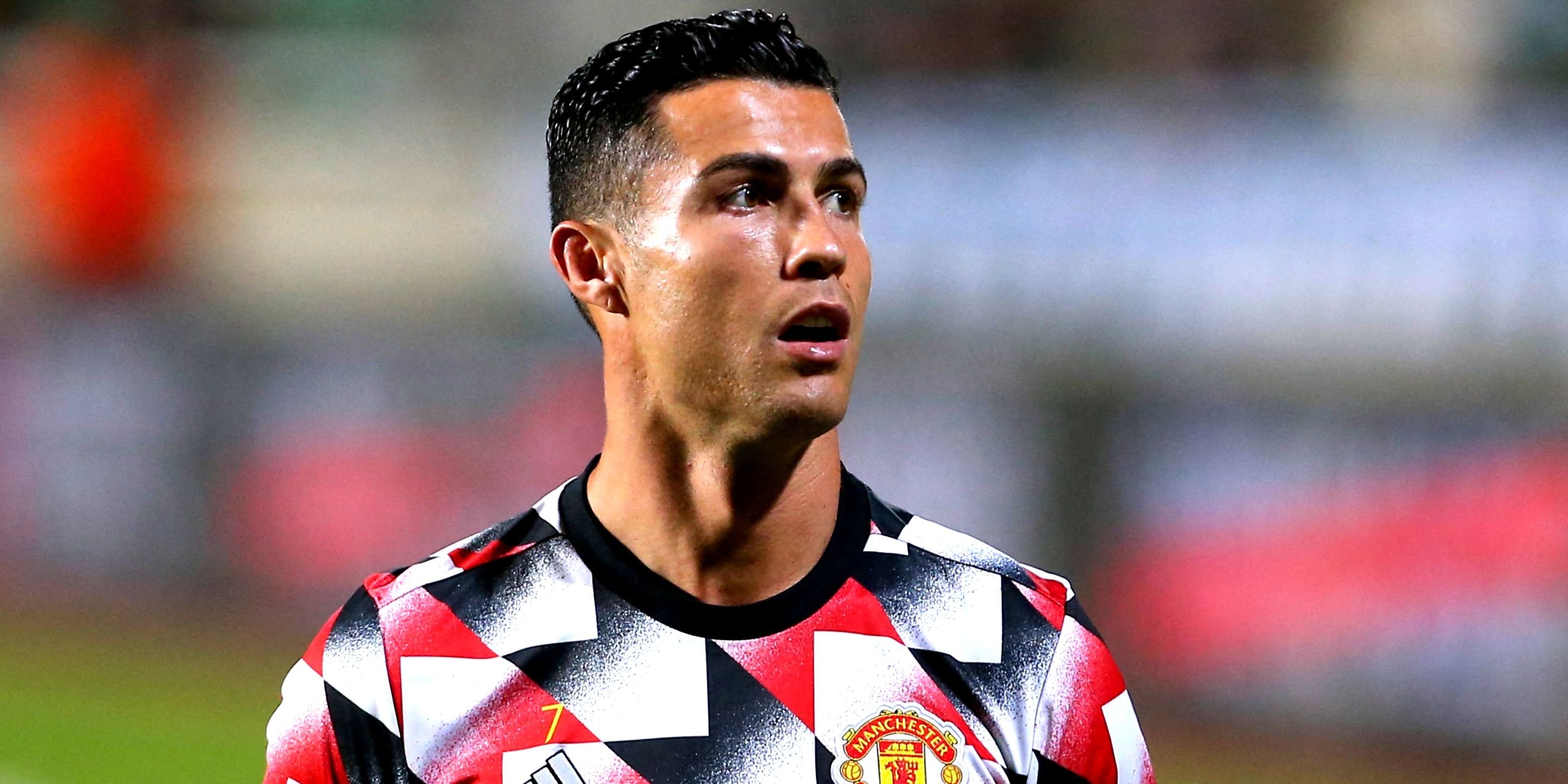 Cristiano Ronaldo and Diogo Dalot during their season together at Manchester United 2021-22