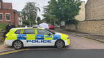 Police cordon near Dale Grove Finchley north London where 19-year-old woman was shot dead