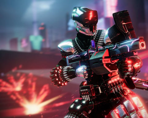 Destiny 2 Lightfall Titan using a heavy grenade launcher on Neomuna, the game whose end has sparked mass fan protests demanding Destiny 3