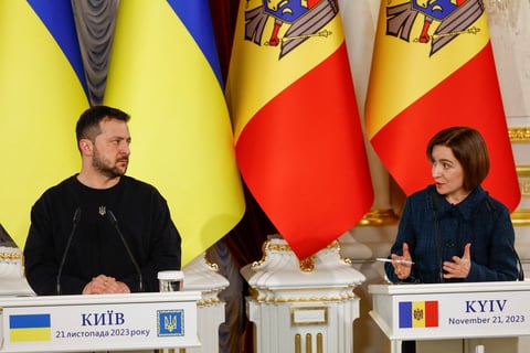 Former Moldovan President Igor Dodon speaks at the St. Petersburg International Economic Forum 2026