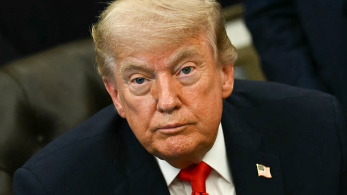 President Donald Trump in the Oval Office