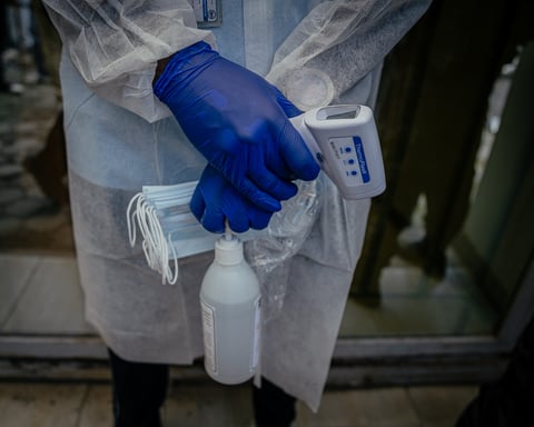 Health workers in protective equipment at INRB laboratory in Goma DRC during the 2026 Bundibugyo Ebola outbreak