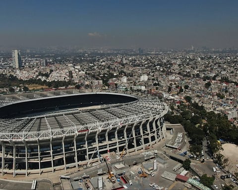 Azteca Stadium in Mexico City, host of the 2026 FIFA World Cup opening match, ahead of the tournament
