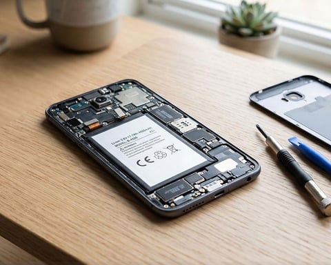 EU battery mandate 2027 forces Apple Samsung to redesign sealed smartphones right to repair