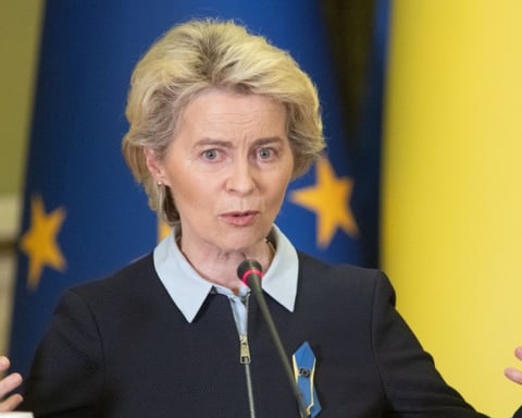 European Commission President Ursula von der Leyen announces EU 21st Russia sanctions package including first-ever full ban on foreign crypto exchanges