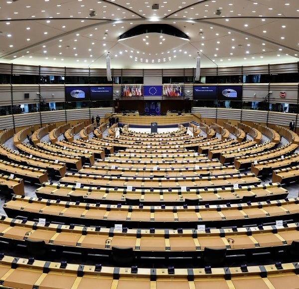 European Parliament plenary chamber Strasbourg Turkey Gurlek sanctions vote June 2026