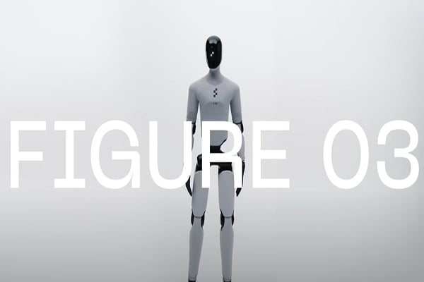 Figure 03 third-generation humanoid robot by Figure AI designed for home use, 2026