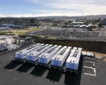 Aerial view of Firmus Project Southgate AI data centre campus in northern Tasmania