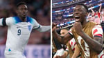 Folarin Balogun in action for the United States at the World Cup