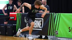 Gavin McKenna during fitness testing at the 2026 NHL Scouting Combine in Buffalo