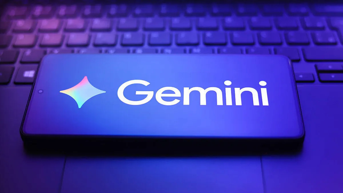 Gemini AI generating video content on Pixel phone using text prompt