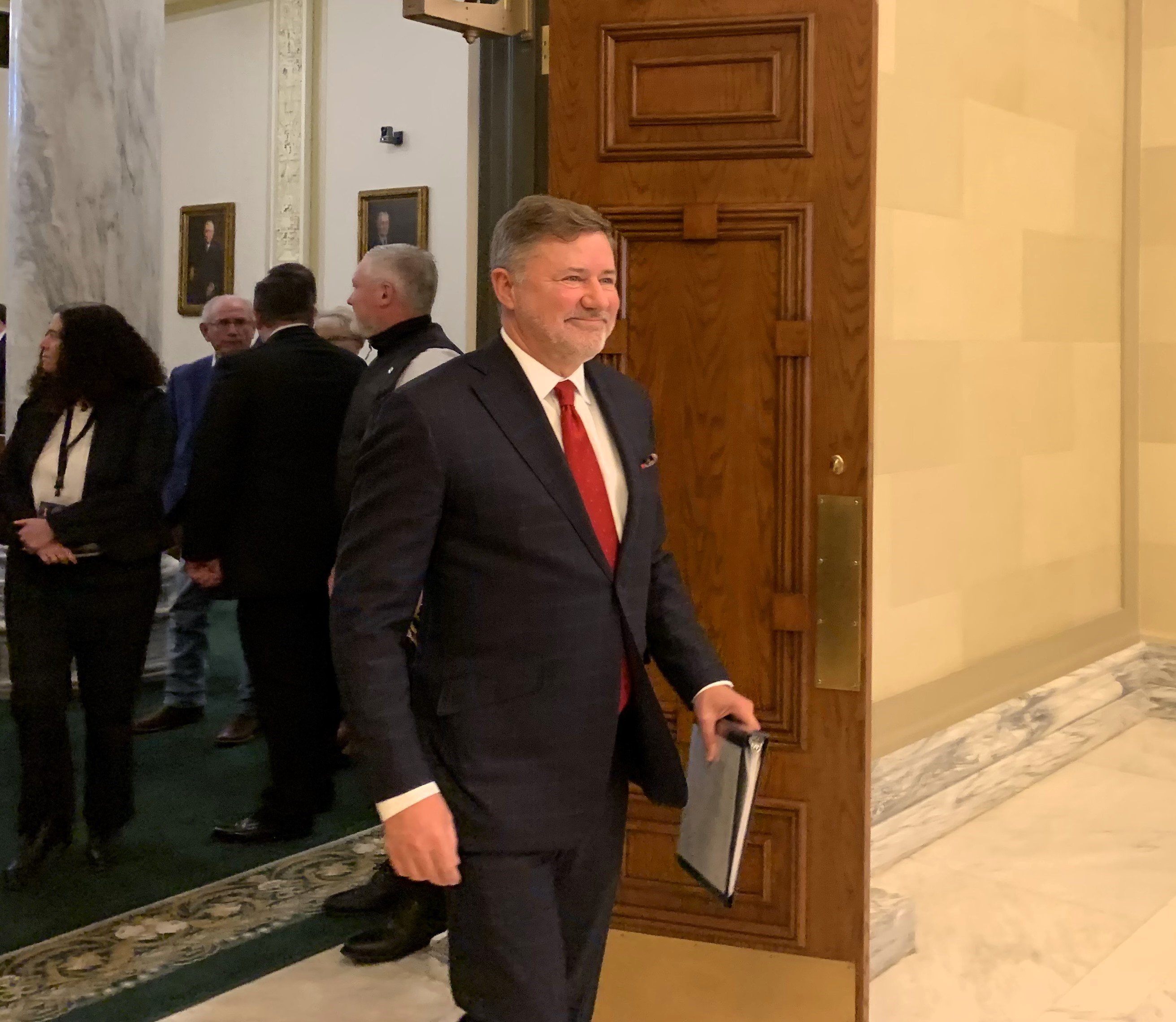 Oklahoma Attorney General Gentner Drummond, who urged the Big 12 to suspend Brendan Sorsby and rebutted Texas AG Ken Paxton