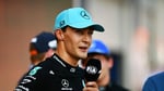 George Russell celebrates on the podium after winning the 2026 Austrian Grand Prix at the Red Bull Ring in Spielberg