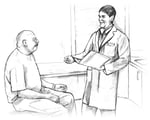 Doctor consulting with patient about GLP-1 weight loss medication and body image concerns