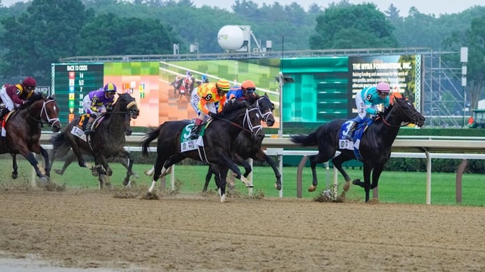 Golden Tempo wins 2026 Belmont Stakes at Saratoga Race Course