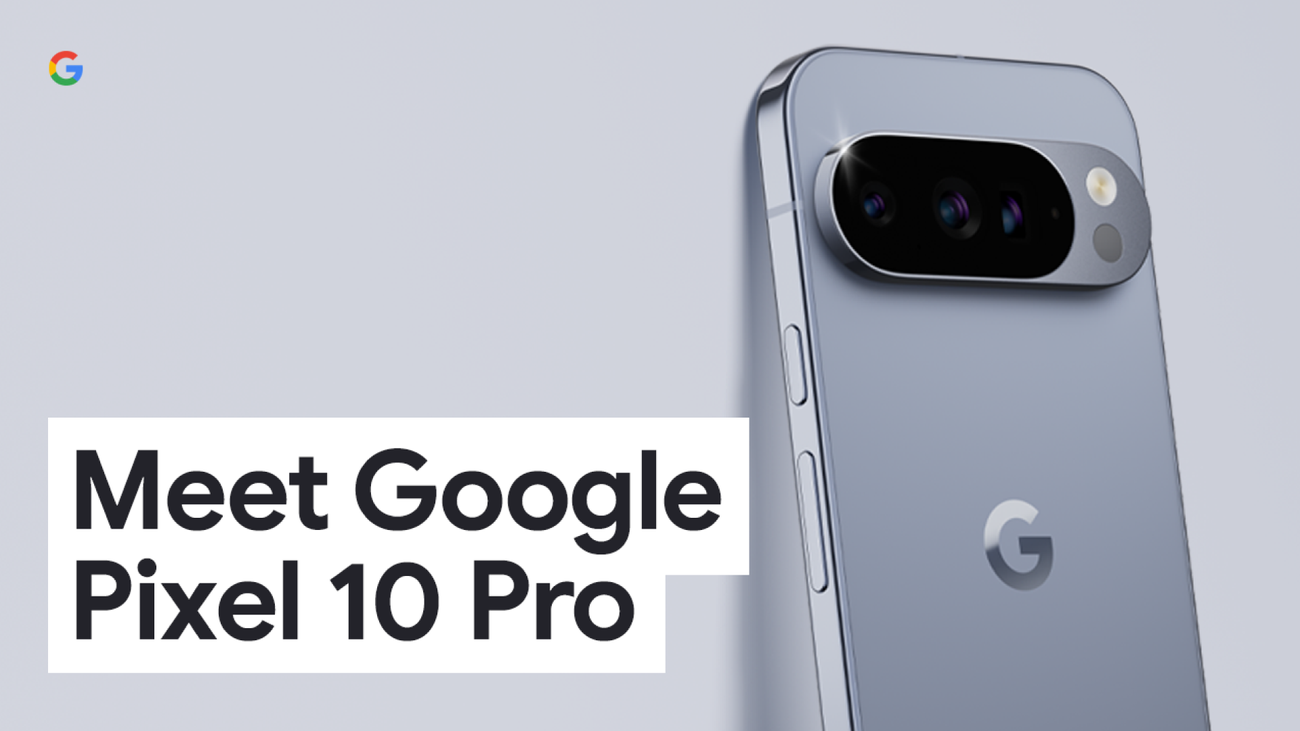 Google Pixel 10 Pro smartphone official image from Google launch August 2025