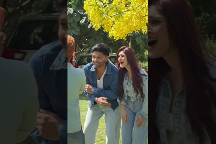 Singer Guru Randhawa in a frame from his music video SHKINI