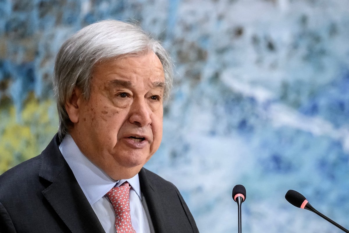 UN Secretary-General António Guterres addresses the Human Rights Council in Geneva February 2026