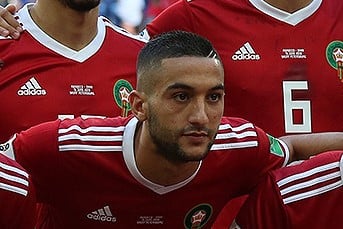 Hakim Ziyech Morocco attacking midfielder at the 2026 FIFA World Cup