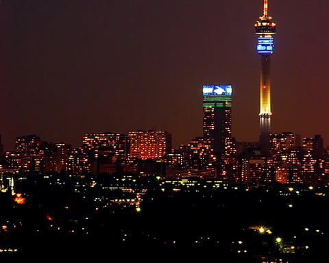 Hillbrow Tower in Johannesburg, South Africa, neighborhood targeted in Operation Dudula marches