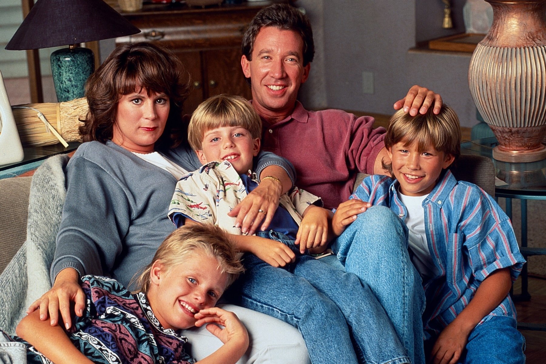 The cast of Home Improvement, the 1991-1999 ABC sitcom starring Tim Allen