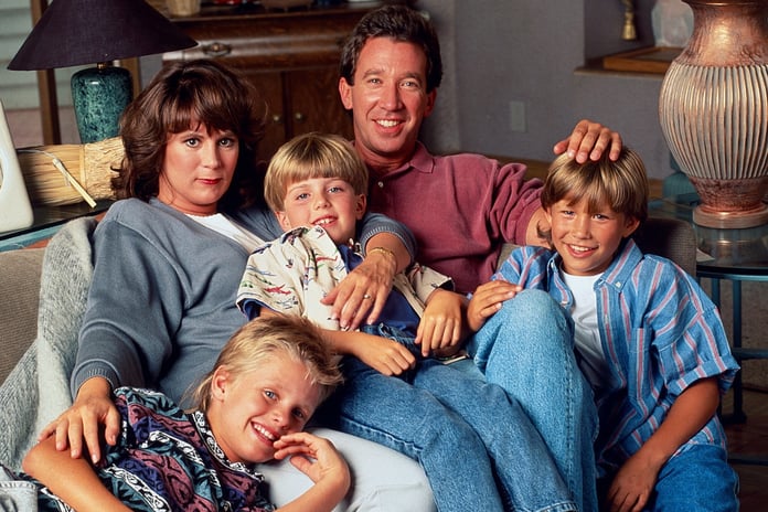 The cast of Home Improvement, the 1991-1999 ABC sitcom starring Tim Allen
