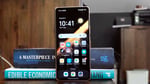 Honor Magic V6 foldable smartphone open showing inner 7.95-inch AMOLED display