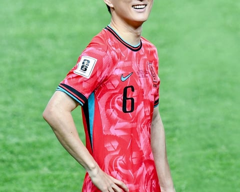 Hwang In-beom of South Korea, who scored and assisted in the 2-1 World Cup comeback win over the Czech Republic