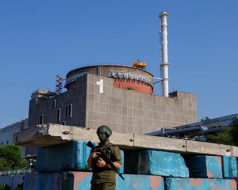 IAEA monitoring mission arrives at Zaporizhzhia Nuclear Power Plant Energodar amid ceasefire repairs
