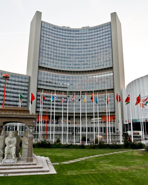 Vienna International Center, headquarters of the International Atomic Energy Agency in Austria
