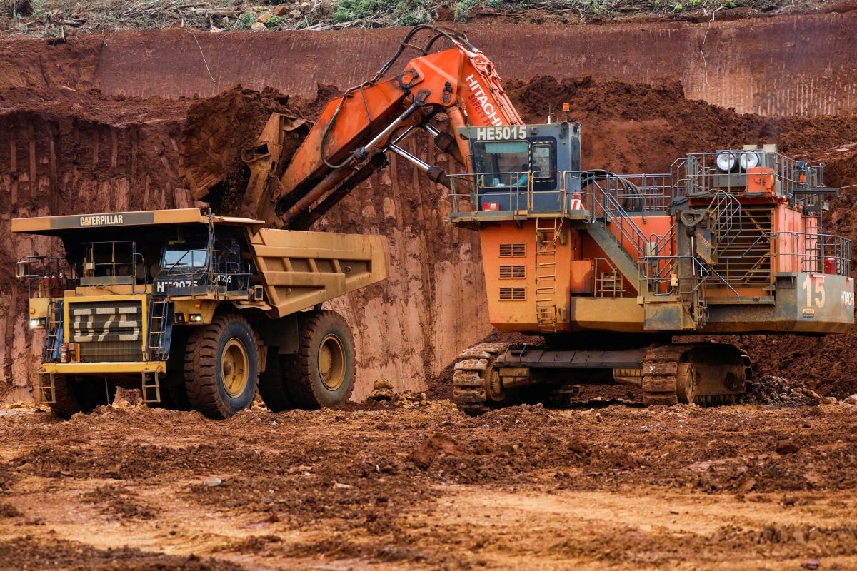 An industrial nickel processing facility in Indonesia