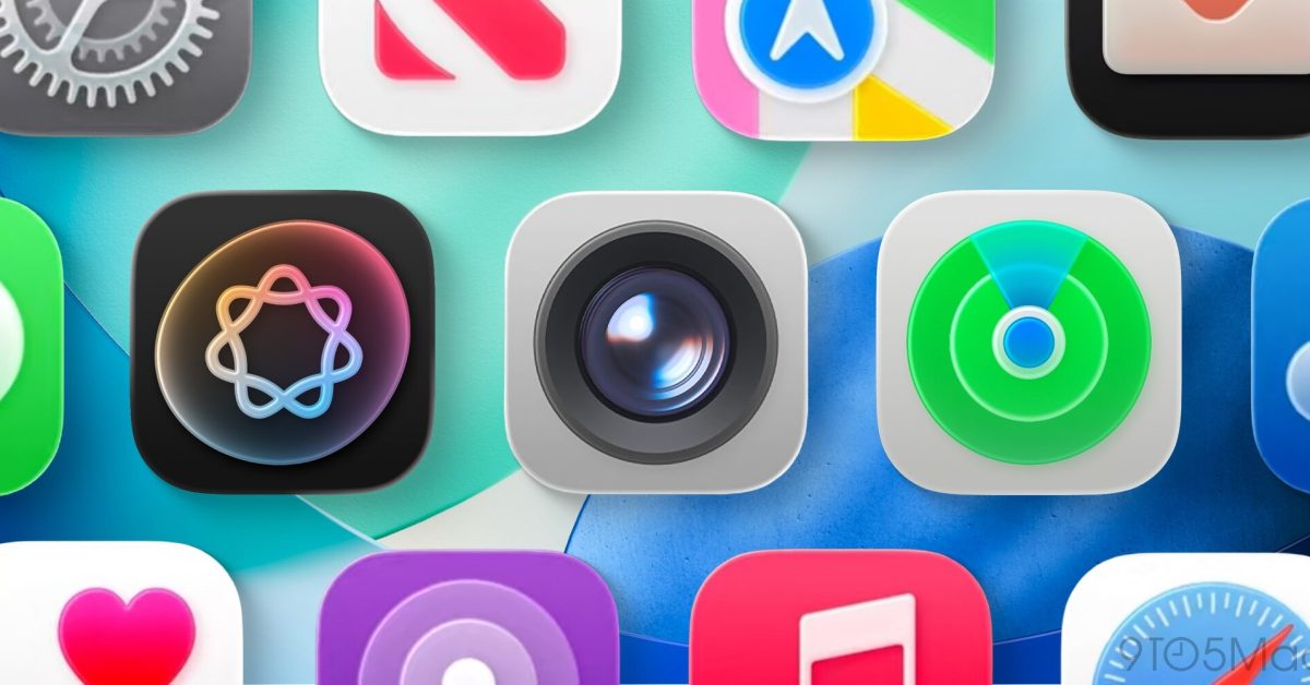 iOS 26 app icons for Camera and Image Playground on iPhone, ahead of iOS 27 redesigns at WWDC 2026