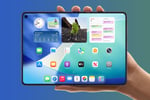 iPhone Fold concept render showing book-style foldable design ahead of iOS 27 WWDC 2026 announcement