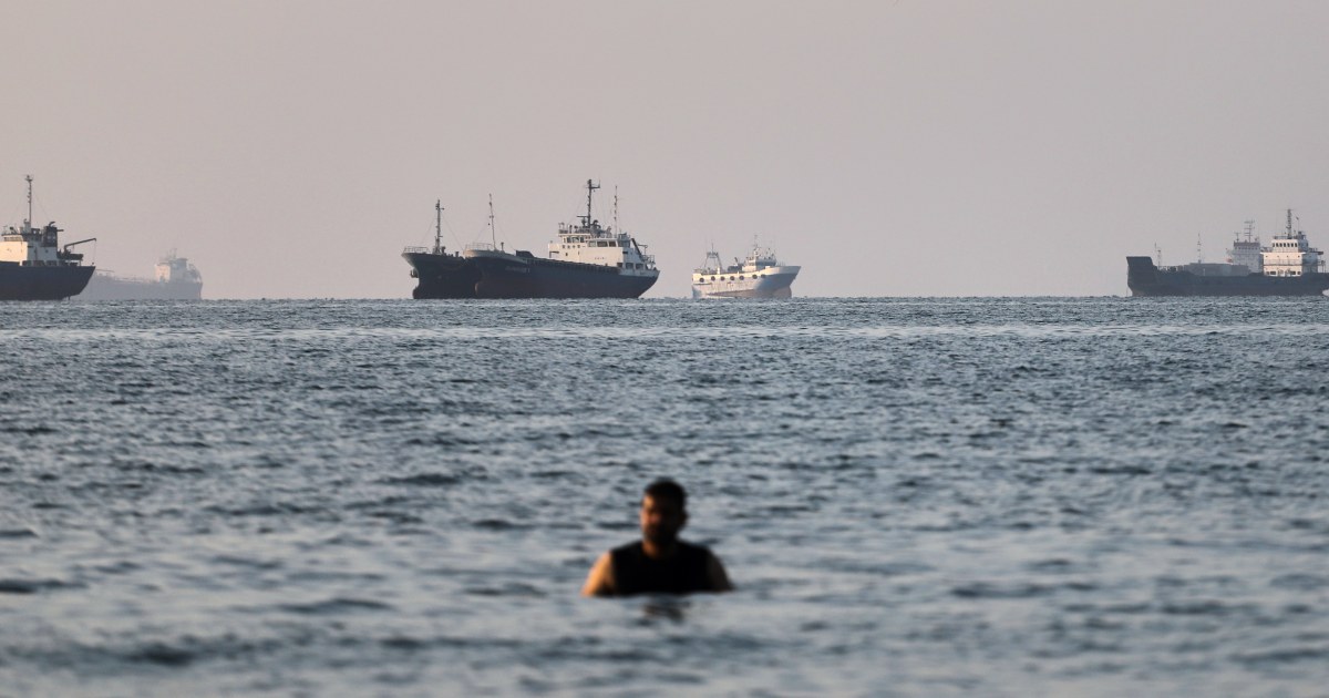 Vessels stranded near the Strait of Hormuz as the US and Iran negotiate a toll-free shipping agreement in June 2026