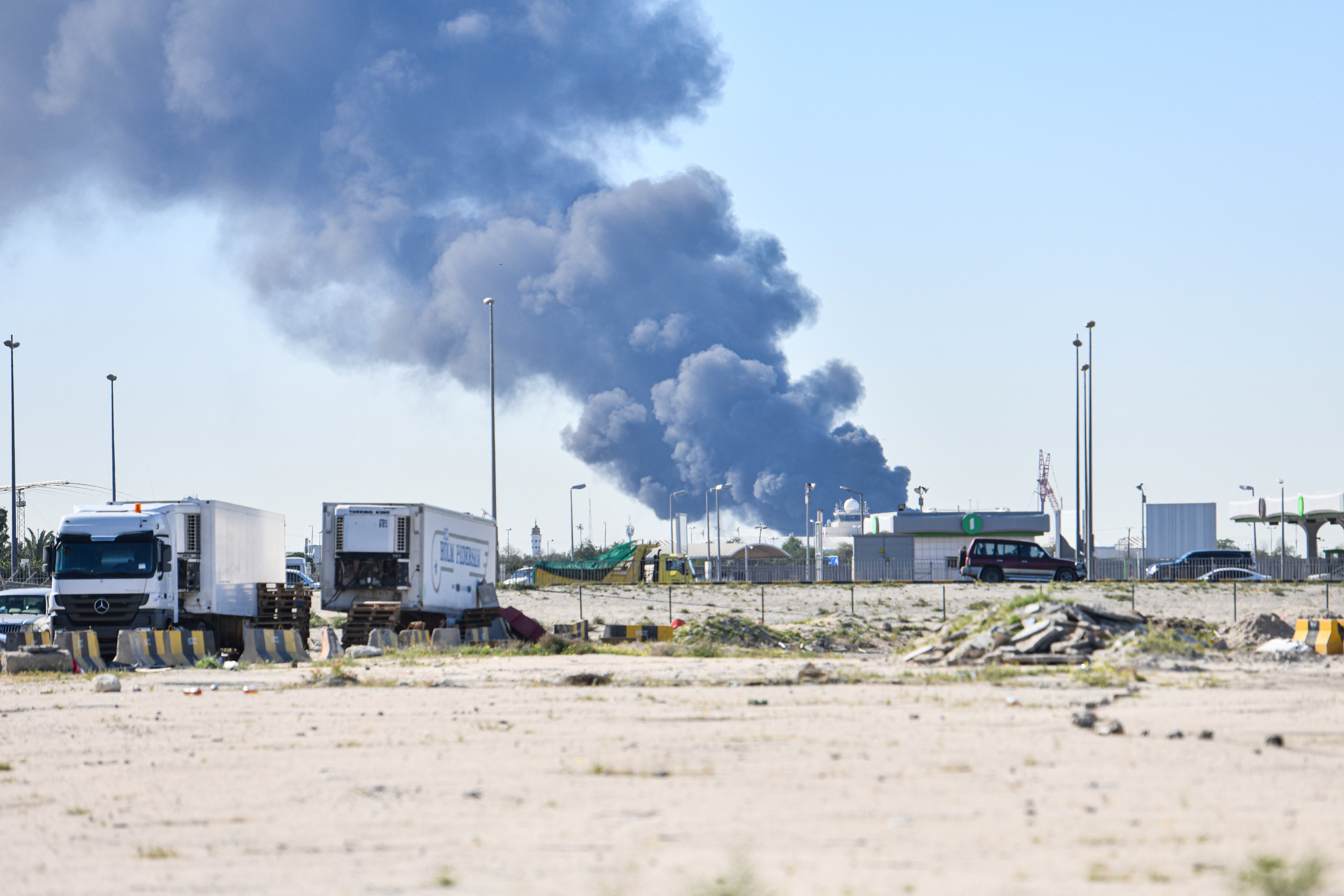 Kuwait air defense systems intercept Iranian missiles and drones during Gulf exchanges on June 3 2026