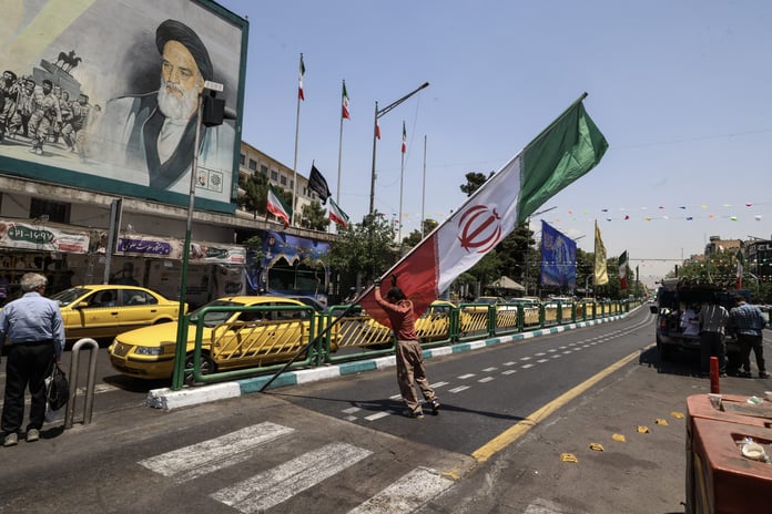 Enghelab Square in Tehran Iran June 2026 as US Iran oil sanctions MOU deal nears signing