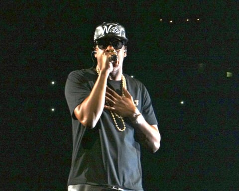 JAY-Z performing live, marking the 30th anniversary of Reasonable Doubt