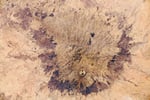 NASA astronaut photograph of Jebel Marra the Marrah Mountains the volcanic massif in the Darfur region of Sudan