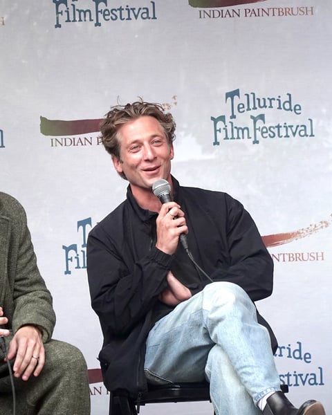 Jeremy Allen White at the 2025 Telluride Film Festival actor who plays Carmy in The Bear